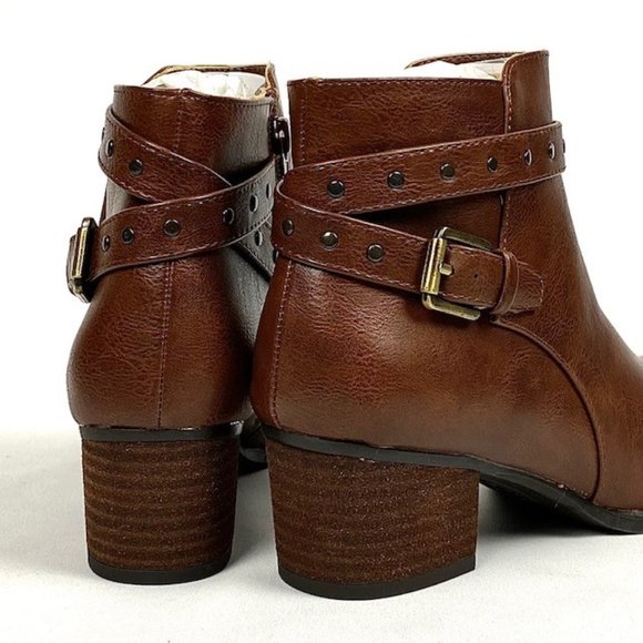 New Soul Naturalizer Carrie Ankle Bootie, Wiskey, 8 - Picture 8 of 12